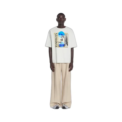 Lanvin Graphic Printed Crewneck T-Shirt
