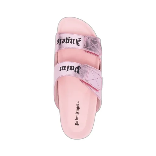 Palm Angels Logo Printed Slip-On Sandals