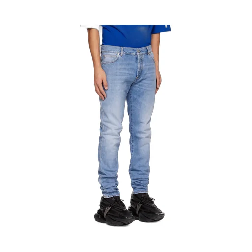 Balmain High-Waist Slim-Fit Jeans