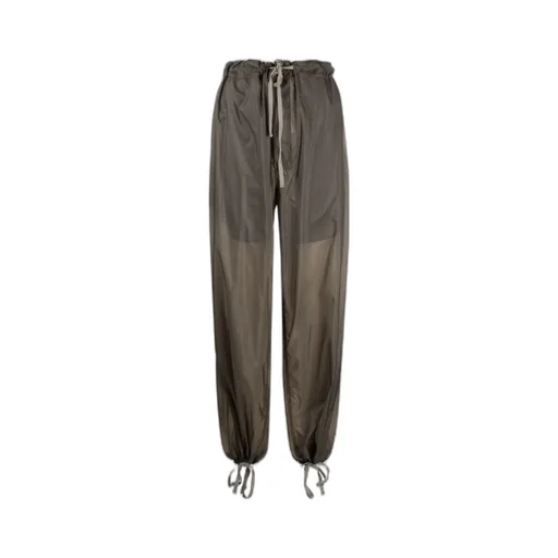 Maison Margiela Four-Stitch Drawstring Draped Trousers