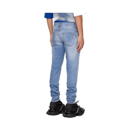 Balmain High-Waist Slim-Fit Jeans