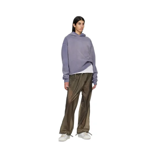 Maison Margiela Four-Stitch Drawstring Draped Trousers