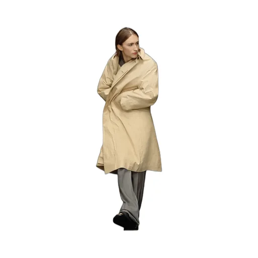 Maison Margiela Single-Breasted Midi Trench Coat