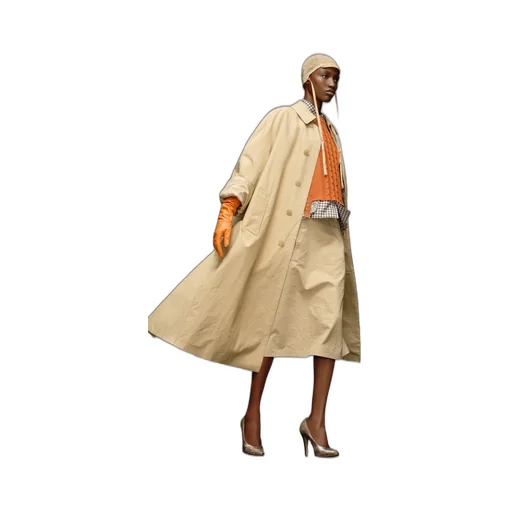 Maison Margiela Single-Breasted Midi Trench Coat