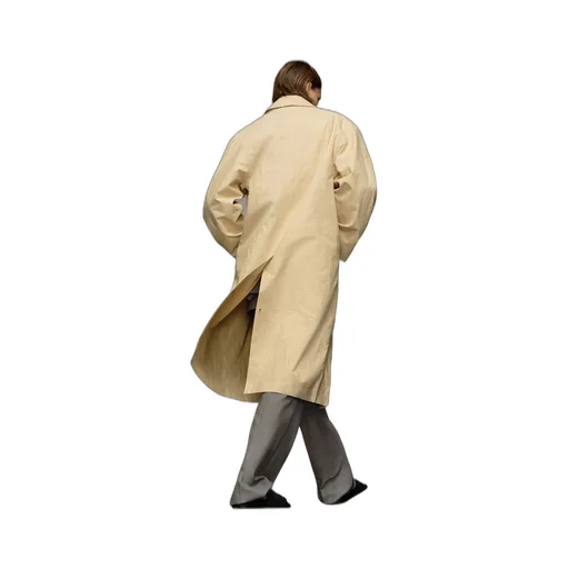 Maison Margiela Single-Breasted Midi Trench Coat