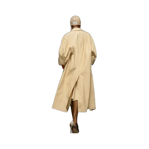 Maison Margiela Single-Breasted Midi Trench Coat