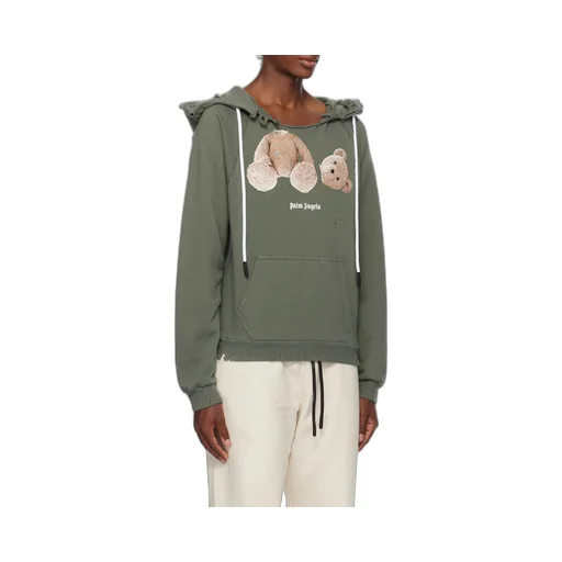 Palm Angels Logo Printed Drawstring Hoodie