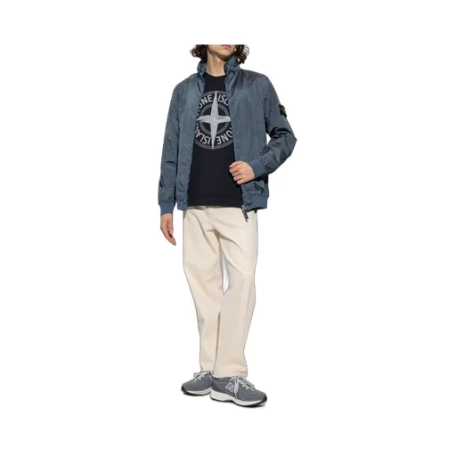 Stone Island Logo Patch Zipped Jacket
