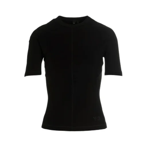 Y-3 Logo Printed Short-Sleeved Crewneck T-Shirt