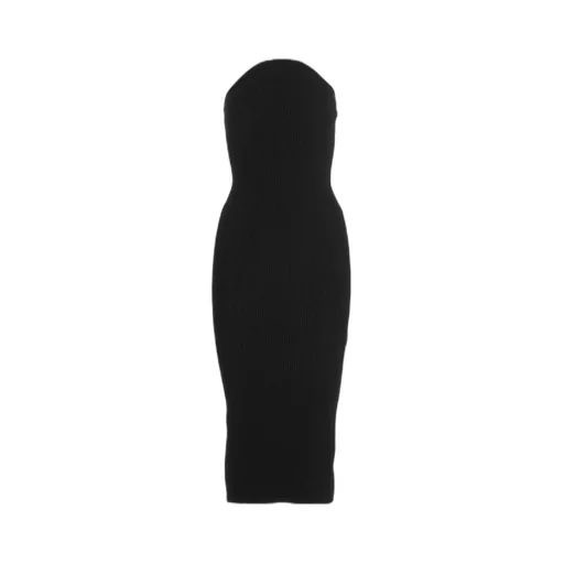 Khaite Off-Shoulder Knitted Dress