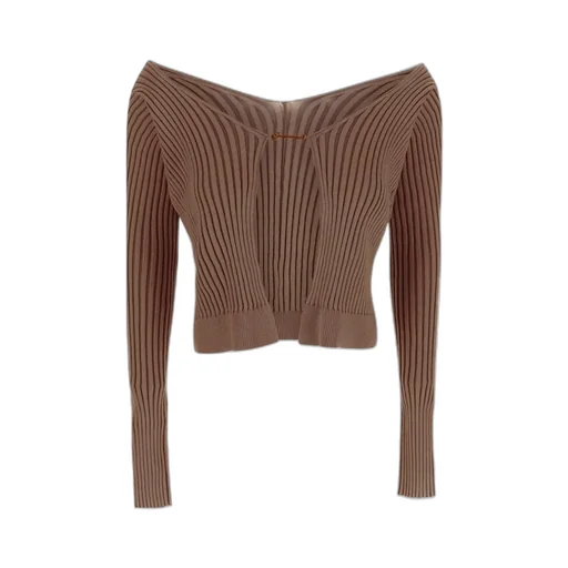 Ribbed-Knit Open-Front Cardigan