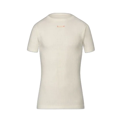 Maison Margiela Logo Patch Knitted T-Shirt