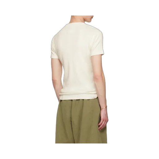 Maison Margiela Logo Patch Knitted T-Shirt