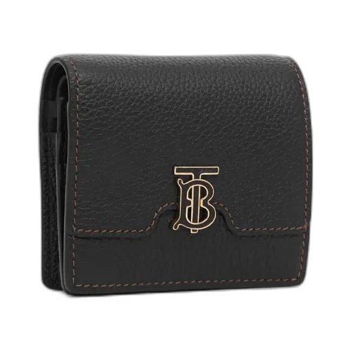 Burberry Logo Plaque Bi-Fold Wallet