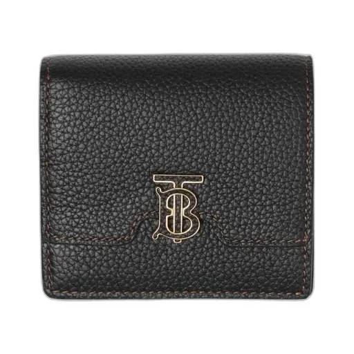 Burberry Logo Plaque Bi-Fold Wallet
