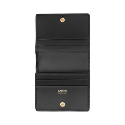 Burberry Logo Plaque Bi-Fold Wallet