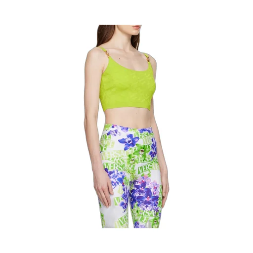 Medusa-Motif Knitted Top