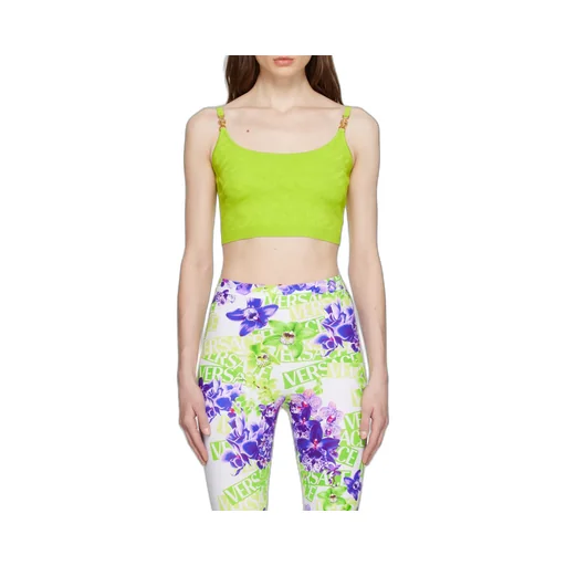 Medusa-Motif Knitted Top