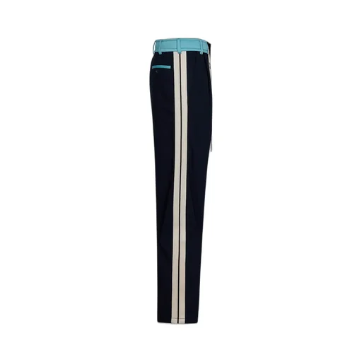 Track Belt Straight-Leg Trousers