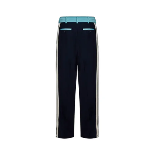 Track Belt Straight-Leg Trousers