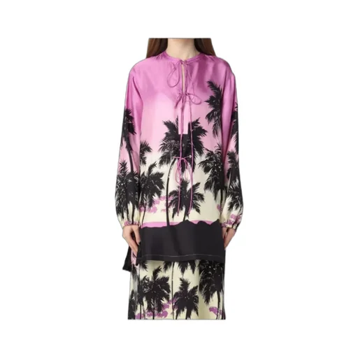 Palm Angels Allover Graphic Printed Top