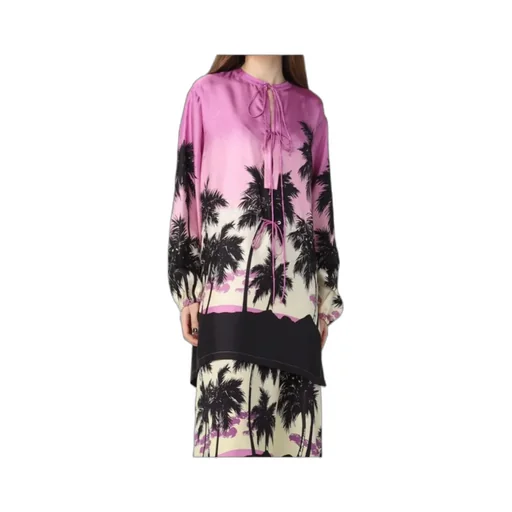 Palm Angels Allover Graphic Printed Top