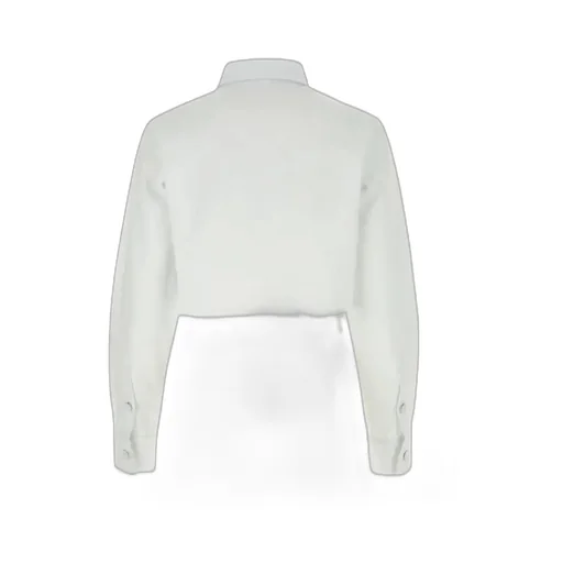 Raf Simons Frayed Hem Cropped Shirt