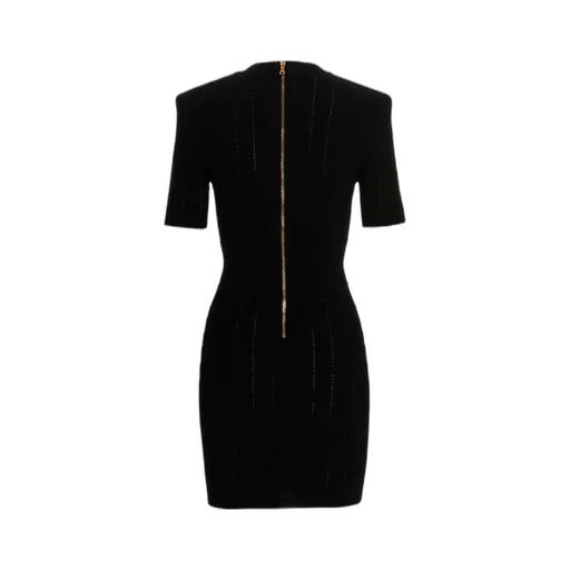 Short-Sleeve Tailored Dress