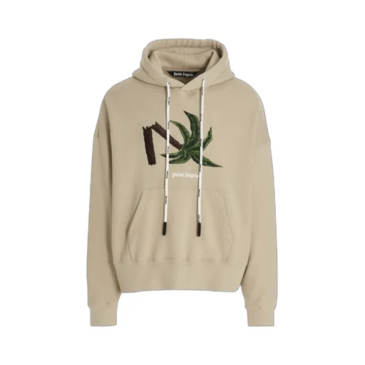 Palm Angels Palm Embroidered Drawstring Hoodie