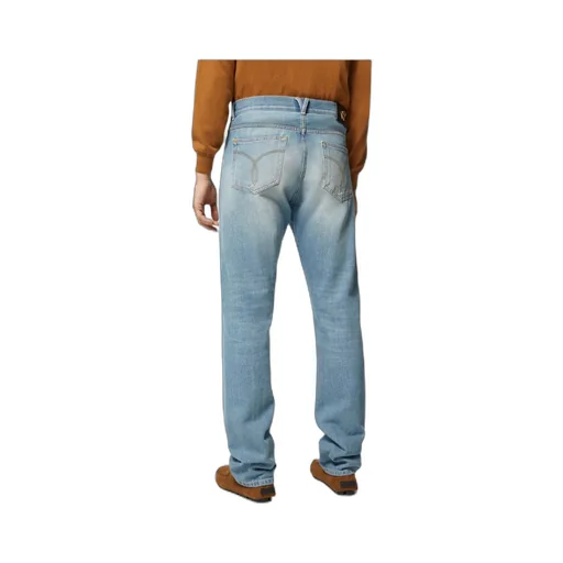 Versace Medusa Plaque Straight Leg Jeans
