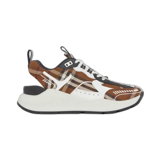 Vintage Check Lace-Up Sneakers