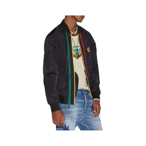 Dsquared2 Logo-Printed Zipped Jacket