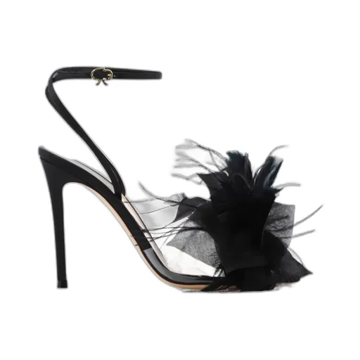 Gianvito Rossi Embellished Detail Heeled Sandals