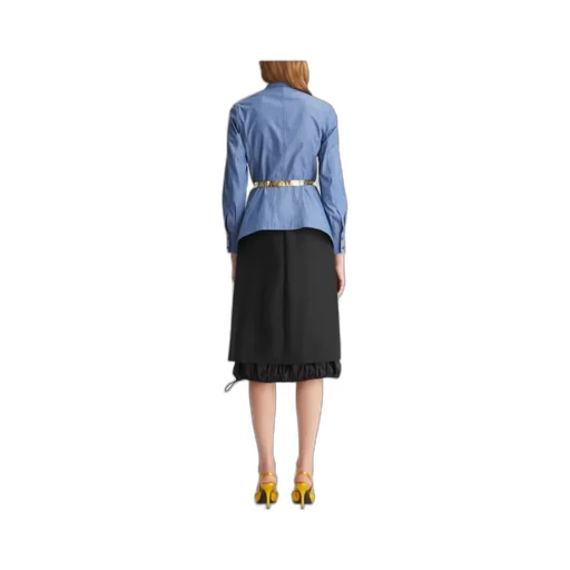 Tory Burch Ruffle Midi Skirt