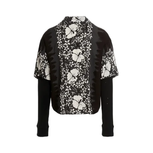 Dsquared2 Floral-Print Long-Sleeved Shirt