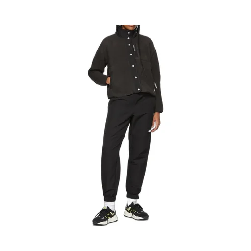 Faux-Shearling High-Neck Jacket