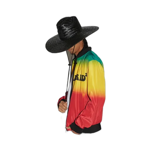 Dsquared2 Logo Printed Zipped Bomber Jacket