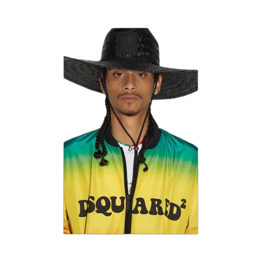 Dsquared2 Logo Printed Zipped Bomber Jacket