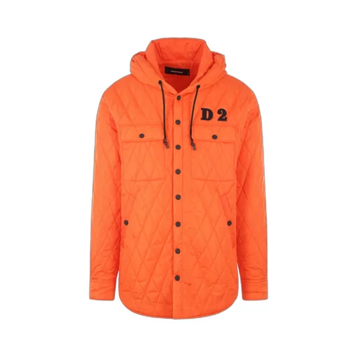 Logo-Patch Quilted Jacket