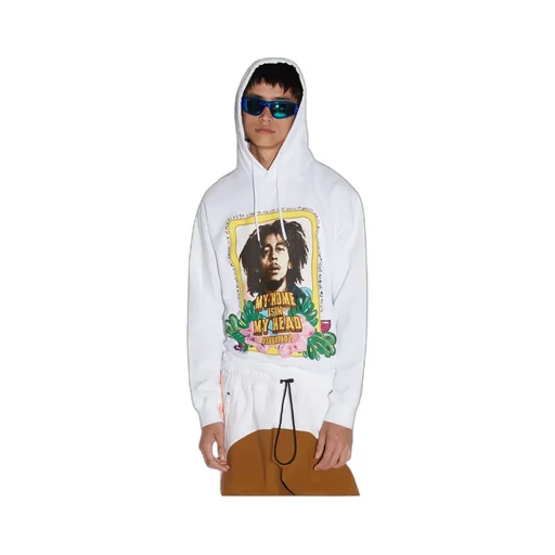 Dsquared2 Graphic Printed Drawstring Hoodie