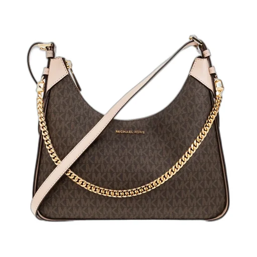 Monogram-Pattern Satchel Bag