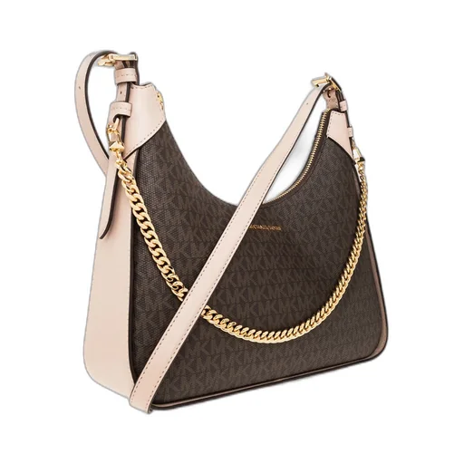 Monogram-Pattern Satchel Bag