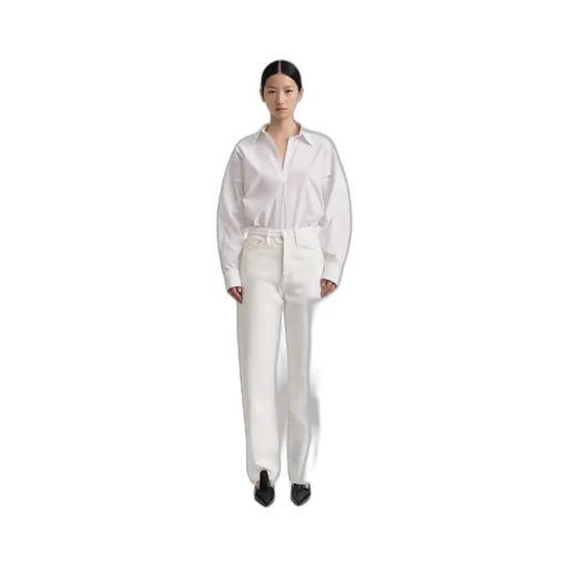 Totme High-Waisted Straight Leg Jeans