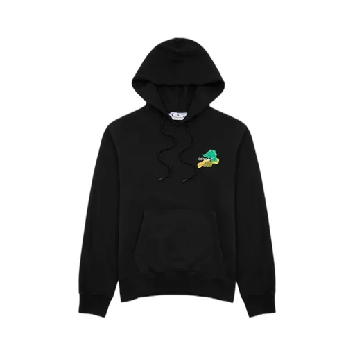 Brush Arrow Cotton Hoodie