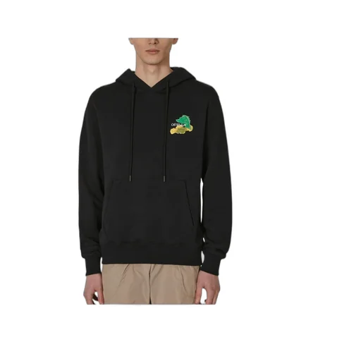 Brush Arrow Cotton Hoodie