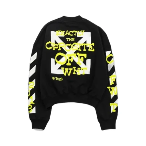Opposite Arrow Cotton Sweatshirt