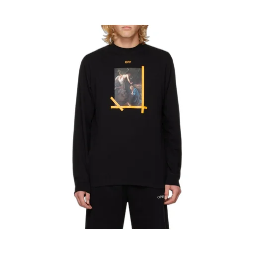 Painting-Print Long-Sleeve T-Shirt