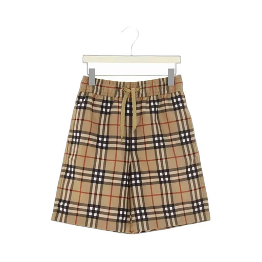 Burberry Kids Checked Drawstring Swim Shorts
