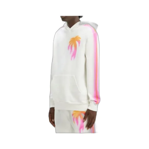 Palm Angels Sprayed Palm Printed Hoodie