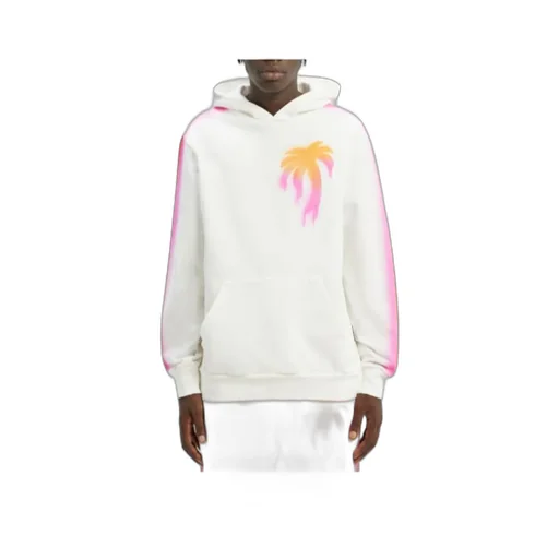 Palm Angels Sprayed Palm Printed Hoodie